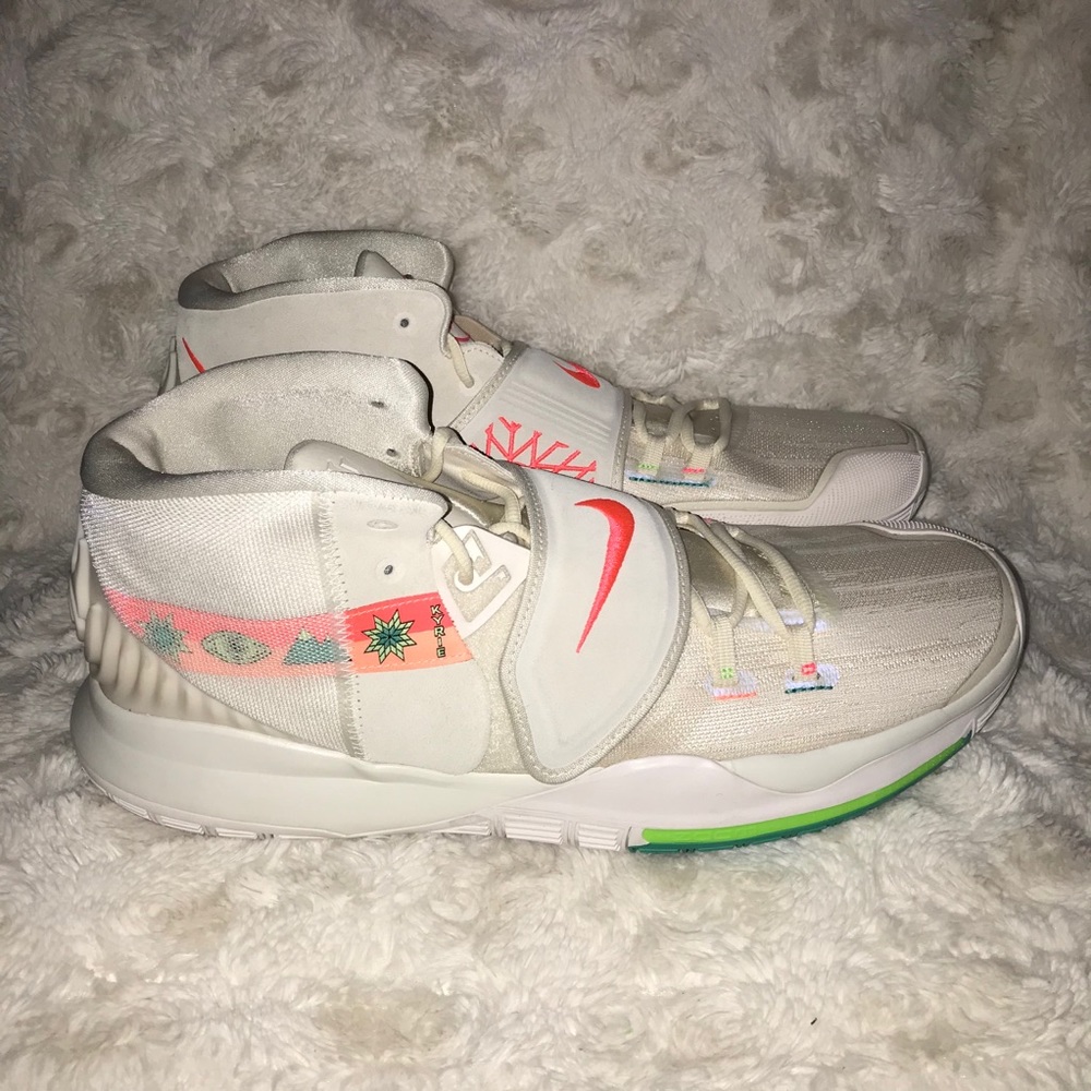 Nike Kyrie 6 N7 Light Cream Flash Crimson Sail
